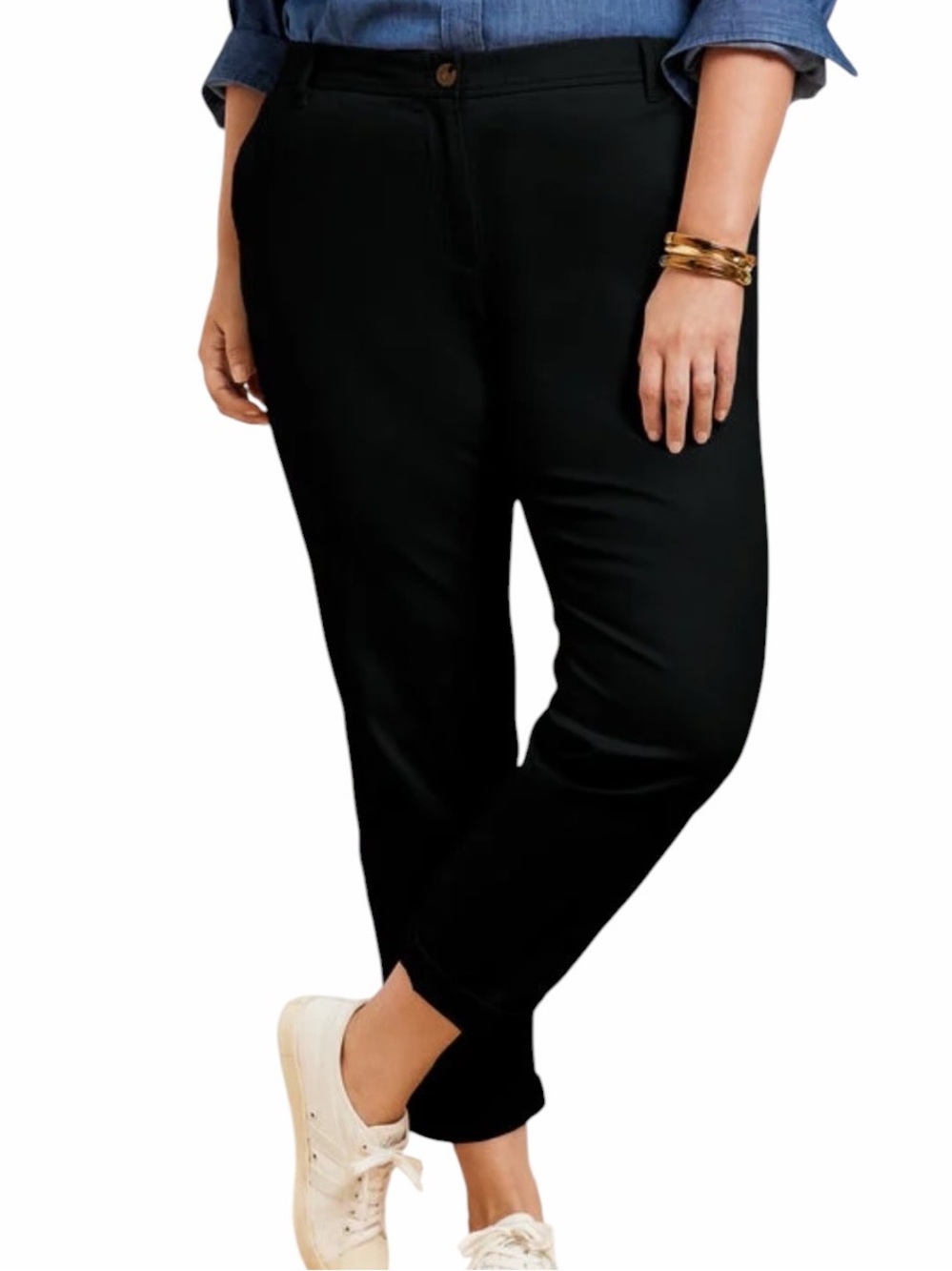 Talbots Navy Blue "The Weekender" Stretch Cotton Chino Pant 14